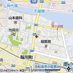 阿波銀行小松島支店 ＡＴＭ周辺の地図