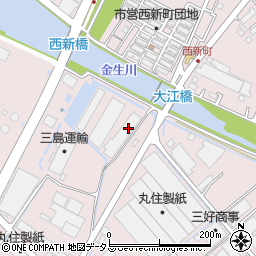 愛媛県四国中央市川之江町627周辺の地図
