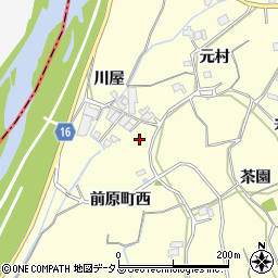 徳島県小松島市前原町西周辺の地図