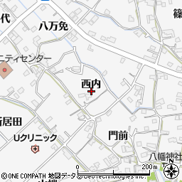 徳島県徳島市丈六町（西内）周辺の地図