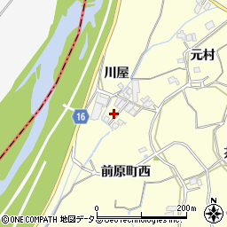 徳島県小松島市前原町西51周辺の地図