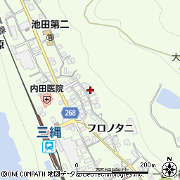 徳島県三好市池田町中西フロノタニ1486周辺の地図
