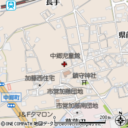 中郷児童館周辺の地図