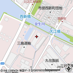 愛媛県四国中央市川之江町627-3周辺の地図