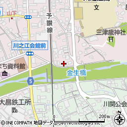 愛媛県四国中央市川之江町2131周辺の地図