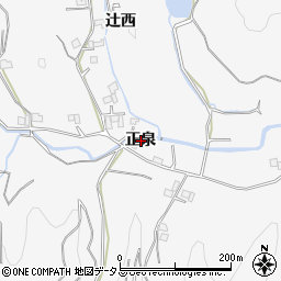 徳島県徳島市渋野町正泉周辺の地図