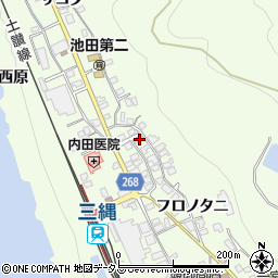 徳島県三好市池田町中西フロノタニ1485周辺の地図