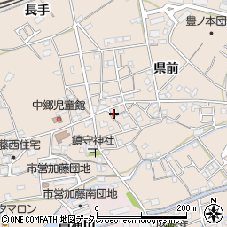 徳島県小松島市中郷町県前94周辺の地図