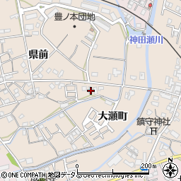 徳島県小松島市中郷町県前175周辺の地図
