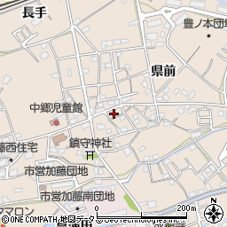 徳島県小松島市中郷町県前92周辺の地図