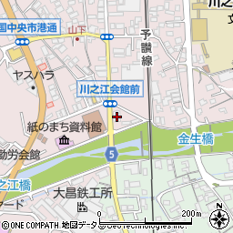 愛媛県四国中央市川之江町4084-1周辺の地図