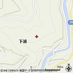 徳島県吉野川市美郷下浦244周辺の地図