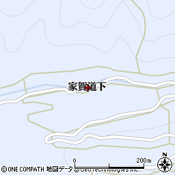 徳島県美馬郡つるぎ町貞光家賀道下周辺の地図