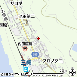 徳島県三好市池田町中西フロノタニ1489周辺の地図