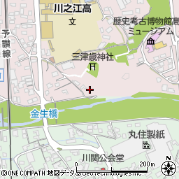 愛媛県四国中央市川之江町2217-2周辺の地図