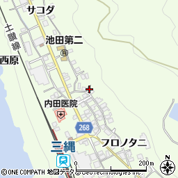 徳島県三好市池田町中西フロノタニ1490周辺の地図