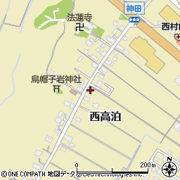 山口県山陽小野田市西高泊770周辺の地図