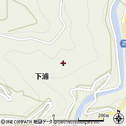 徳島県吉野川市美郷下浦241周辺の地図