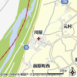 徳島県小松島市前原町川屋23周辺の地図