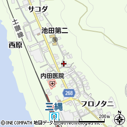 徳島県三好市池田町中西フロノタニ1455周辺の地図