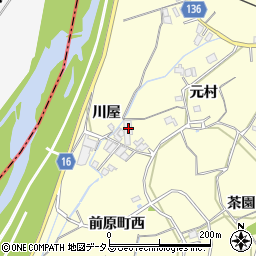 徳島県小松島市前原町元村2周辺の地図