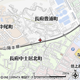 山口県下関市長府豊浦町12-10周辺の地図