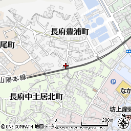 山口県下関市長府豊浦町12-9周辺の地図