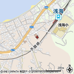 松山市役所　支所北条支所浅海出張所周辺の地図