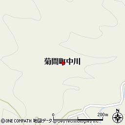 愛媛県今治市菊間町中川周辺の地図