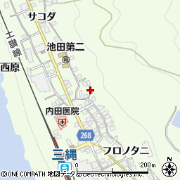 徳島県三好市池田町中西フロノタニ1493周辺の地図