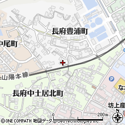 山口県下関市長府豊浦町12-8周辺の地図