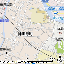 徳島県小松島市神田瀬町7周辺の地図