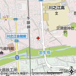 愛媛県四国中央市川之江町2116周辺の地図