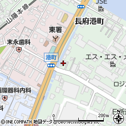 中国アセチレン株式会社　下関営業所周辺の地図