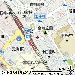 岸田薬局周辺の地図