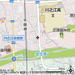愛媛県四国中央市川之江町2152周辺の地図