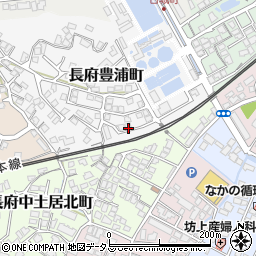 山口県下関市長府豊浦町3-6周辺の地図