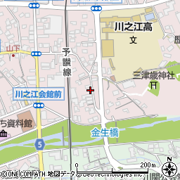 愛媛県四国中央市川之江町2114周辺の地図