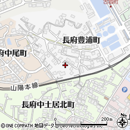 山口県下関市長府豊浦町12-5周辺の地図
