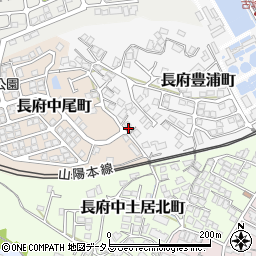 山口県下関市長府豊浦町12-22周辺の地図
