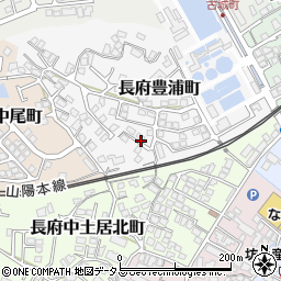 山口県下関市長府豊浦町12-3周辺の地図