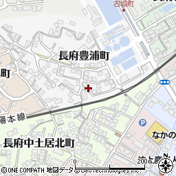 山口県下関市長府豊浦町3-15周辺の地図
