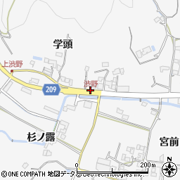 渋野周辺の地図