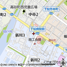 小林仏壇製作所下松店周辺の地図