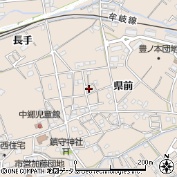 徳島県小松島市中郷町県前41周辺の地図