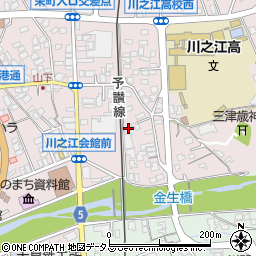 愛媛県四国中央市川之江町2108周辺の地図