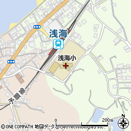 松山市立浅海小学校周辺の地図