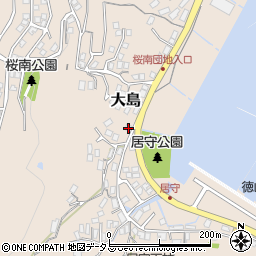 山口県周南市大島76周辺の地図