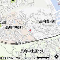 山口県下関市長府豊浦町12-25周辺の地図