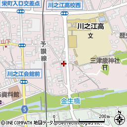 愛媛県四国中央市川之江町2155周辺の地図